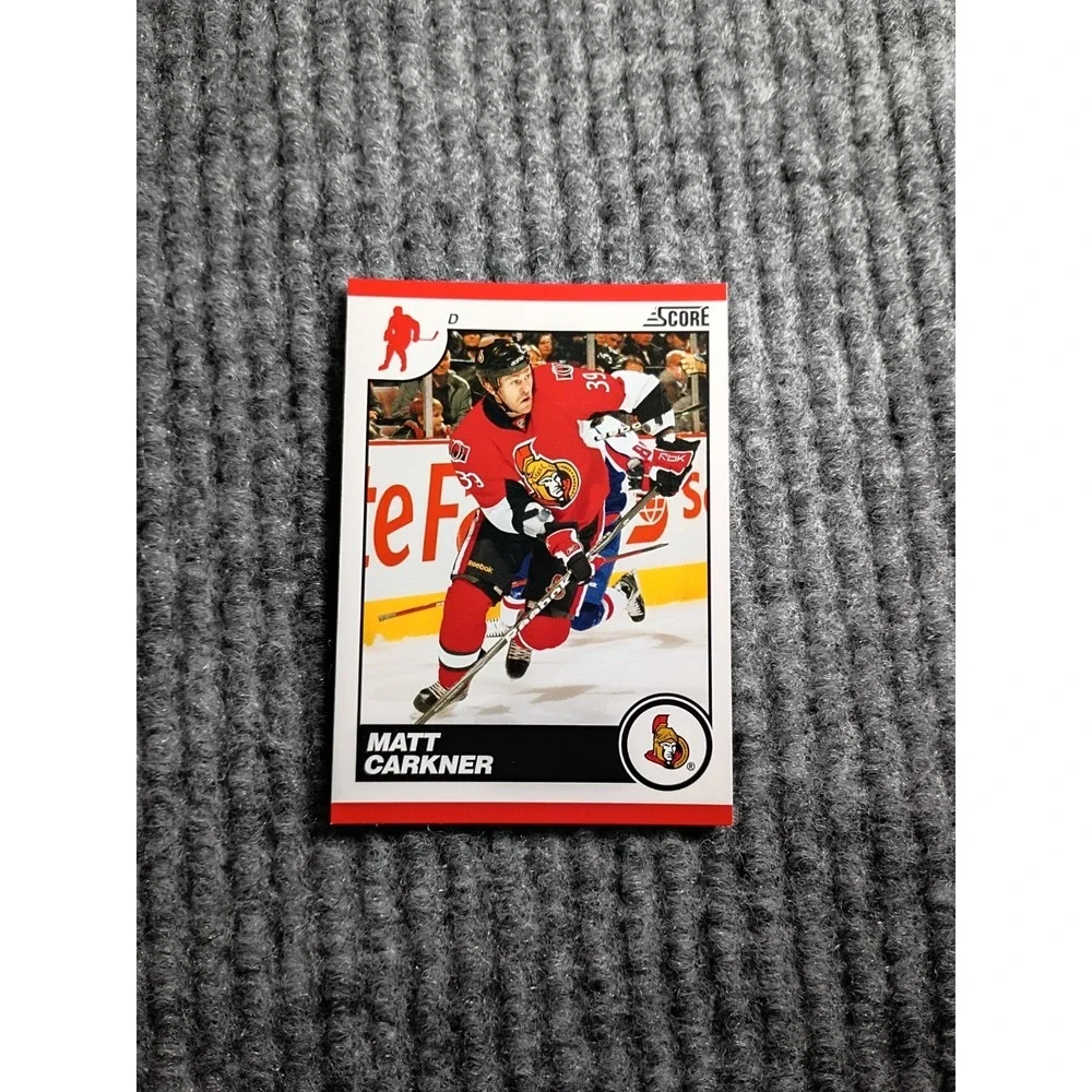 2010 Score Ottawa Senators Matt Carkner Hockey Card #348